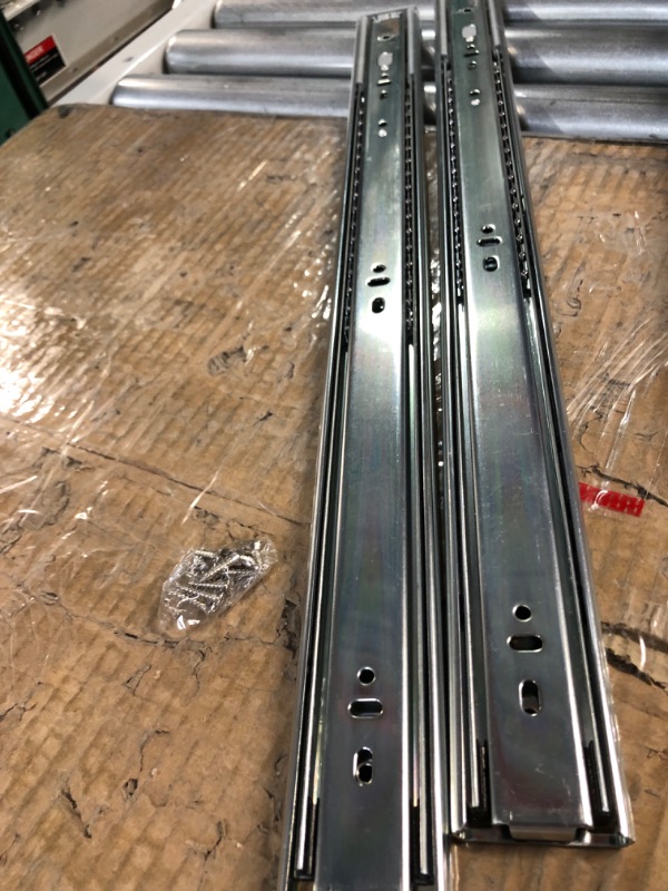 Photo 1 of 1 Pair Heavy Duty Drawer Slides 22 inch