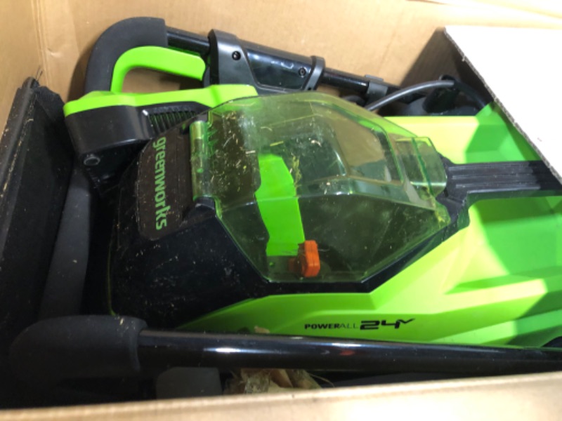 Photo 3 of **SEE NOTES** GreenWorks 48V 14" Brushless Cordless Electric Lawn Mower