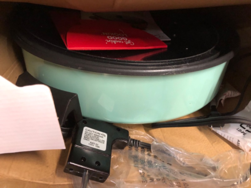 Photo 1 of **HAS MINOR SCRATCH MARKS**
Dash 14" Family Size Rapid Skillet, Aqua