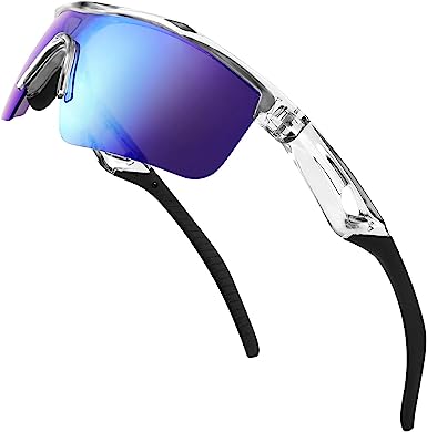 Photo 1 of FEISEDY Kids Teens Baseball Polarized Sunglasses 125 Millimeters