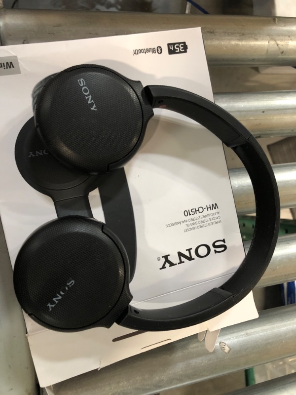 Photo 2 of (UNABLE TO TEST) Sony Wireless Headphones black