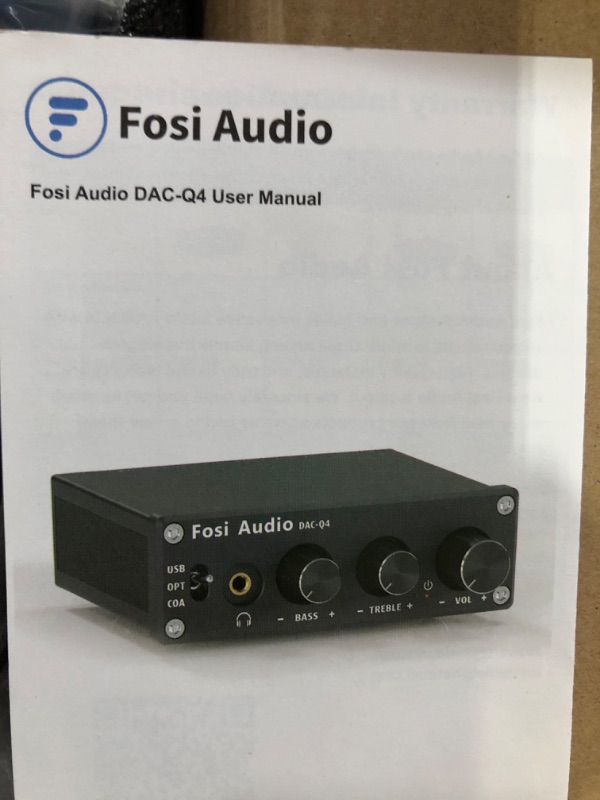 Photo 3 of Fosi Audio Q4 Headphone Amplifier