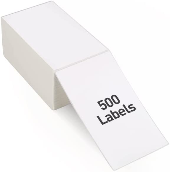 Photo 1 of SNADUU 4" x 6" Fanfold Direct Thermal Shipping Labels 