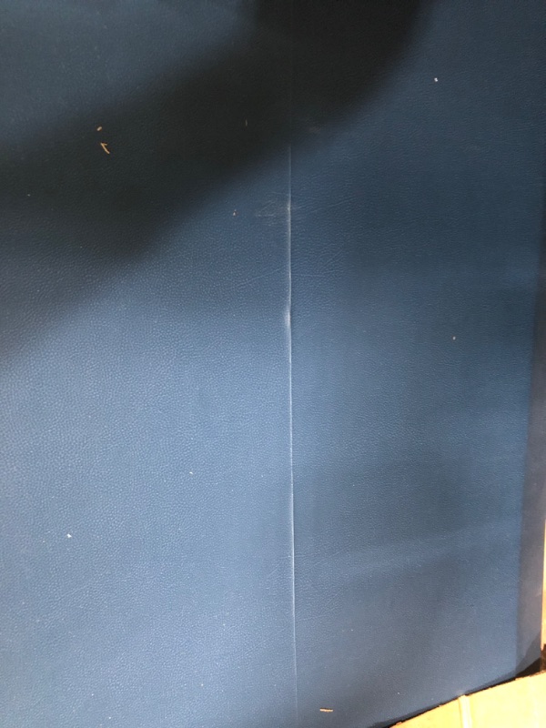 Photo 2 of **damaged****Gorilla Grip Anti Fatigue Cushioned Kitchen Floor Mats, Navy Blue 48" x 20" x 3/4" Navy
