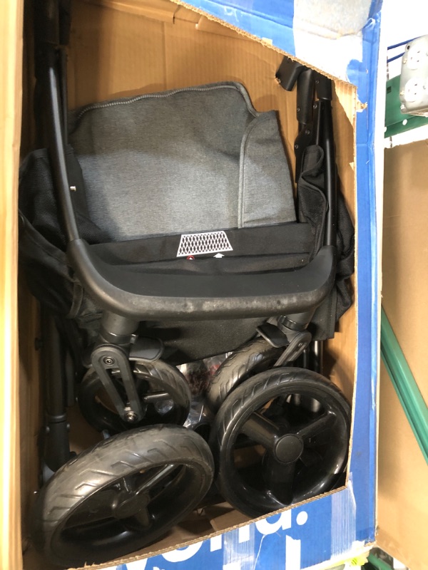 Photo 2 of ***STROLLER ONLY*** FOR PARTS**
Mompush Wiz 2-in-1 Foldable Infant Stroller to Explore More as a Family -Travel System Compatible Stroller BLACK/GREY