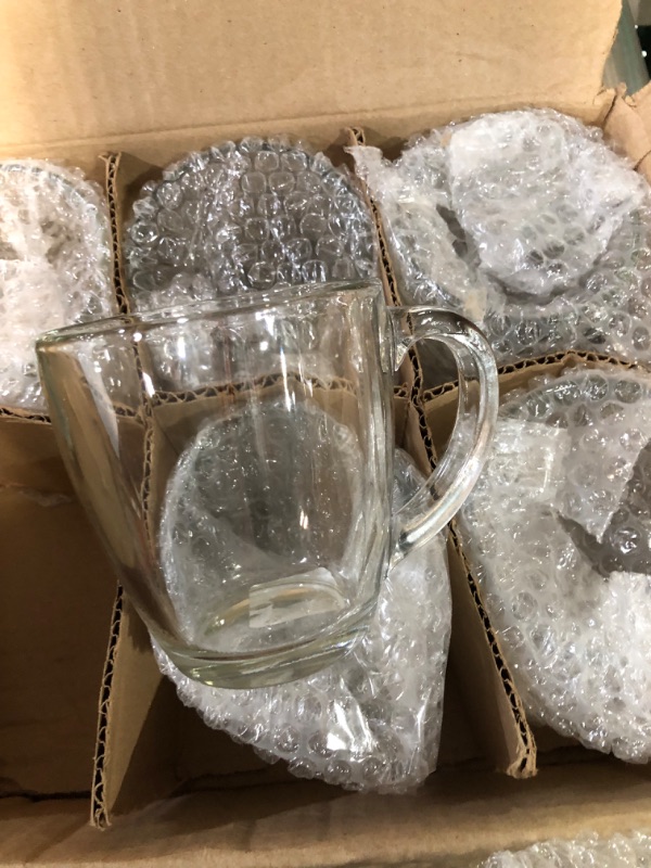 Photo 2 of *NEW*Libbey 15-1/2-Ounce Tapered Mug, Box of 6, Clear