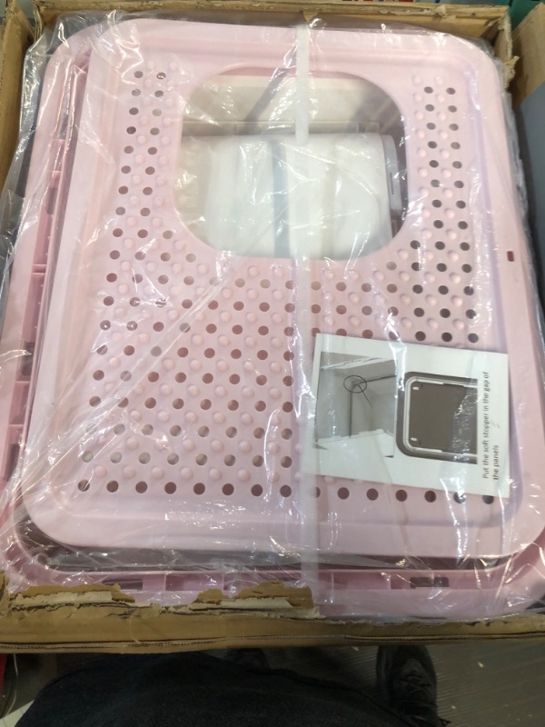 Photo 2 of *NEW*RIZZARI Large Foldable Cat Litter Box (Upgrade,Pink)