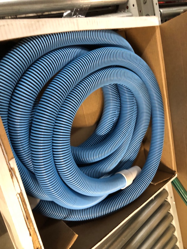 Photo 2 of POOLWHALE Professional Swimming Pool Vacuum Cleaner Hose -1.5” 8 Piece Hoses, Perfect 