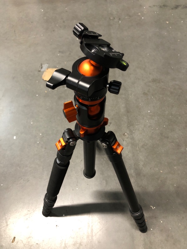 Photo 3 of *GENTLY USED* K&F Concept 67 inch Camera Tripod, Aluminum Portable Monopod with 36mm Ball Head 16KG Load Capacity Quick Release Plate,T255A4+BH-36L 36mm Ball Head (Orange)