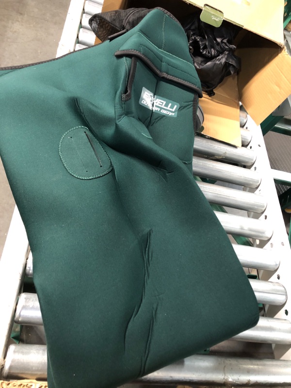 Photo 3 of *USED* Foxelli Neoprene Chest Waders, Hunting & Fishing Waders for Men & Women with Boots, M9/W11 Green