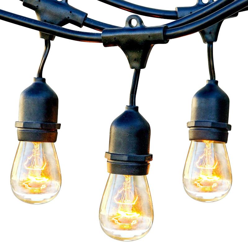 Photo 1 of Pro Outdoor String Lights With Incandescent Bulbs 48FT