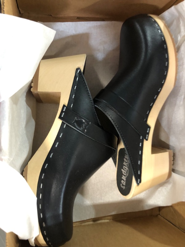 Photo 1 of Sandgrens Swedish Handmade Wooden Clog Mule | Tokyo 7.5-8.0
