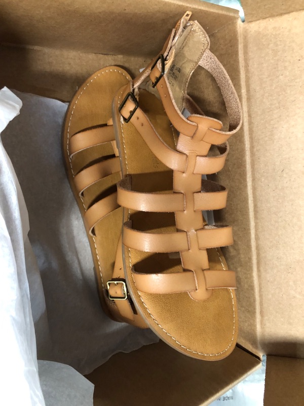 Photo 1 of  Women's Leather Comfort Strappy Sandals 7.5