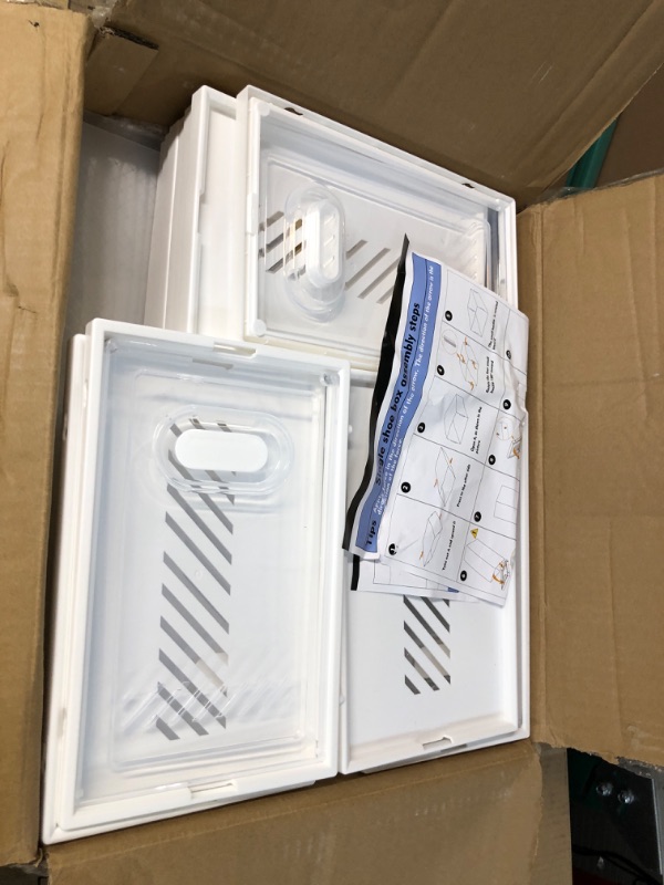 Photo 2 of **NEW** Shoe Box, 12 Pack Shoe Storage Boxes Clear Plastic Stackable, Shoe Organizer Containers with Lids for Size 10 M