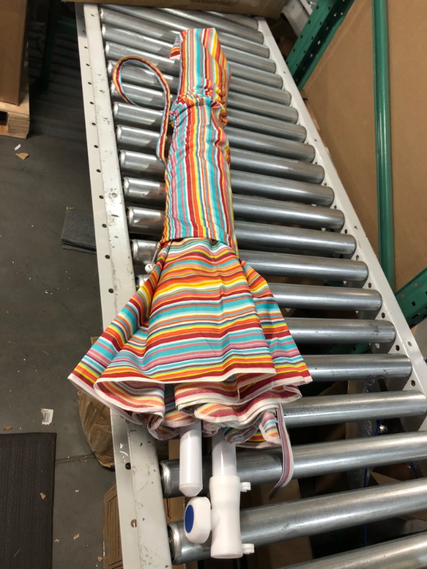 Photo 2 of [stock photo is similar] rainbow stripe beach umbrella 