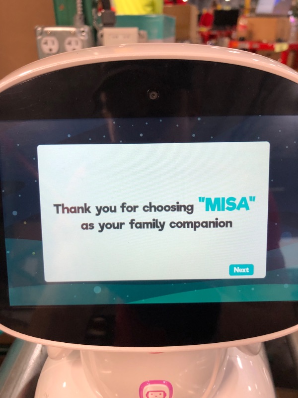 Photo 5 of Misa Pink Next Generation KidSafe Certified Programmable Family Robot