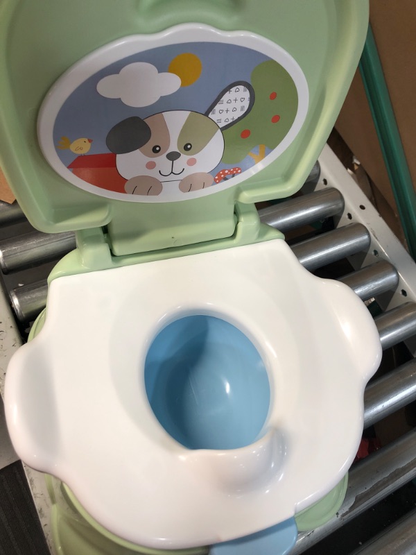 Photo 1 of Fisher-Price 3-in-1 Toddler Potty Training Toilet and Step Stool