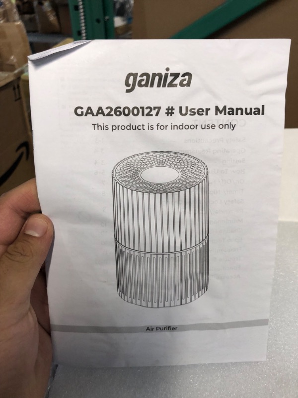 Photo 4 of Air Purifiers for Home Large Room up to 800ft², Ganiza H13 True HEPA air purifiers for Bedroom Pets Hair Dander with Night Light, Sleep Mode, Child Lock A10