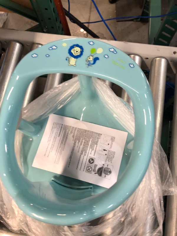 Photo 6 of Baby Bath Seat? Portable Toddler Child Bathtub Seat for 6-18 Months?Newborn Baby Bath Seat?Infant Cute Bathtub Support?with Backrest Support and Suction Cups Tub Seats for Babies (Blue)