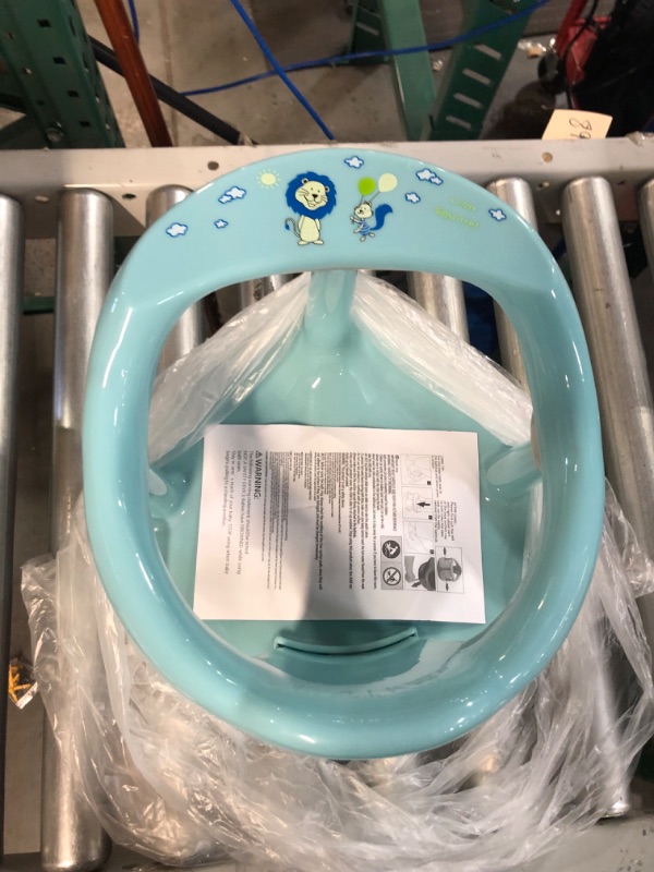 Photo 3 of Baby Bath Seat? Portable Toddler Child Bathtub Seat for 6-18 Months?Newborn Baby Bath Seat?Infant Cute Bathtub Support?with Backrest Support and Suction Cups Tub Seats for Babies (Blue)