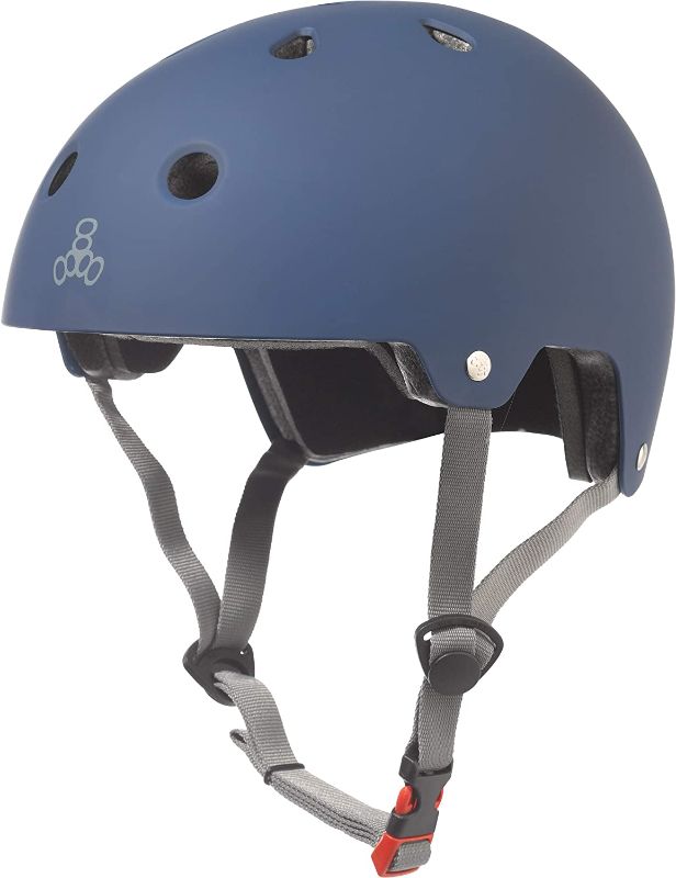 Photo 1 of Triple Eight Dual Certified Bike and Skateboard Helmet(3046) BLUE X-Small/Small