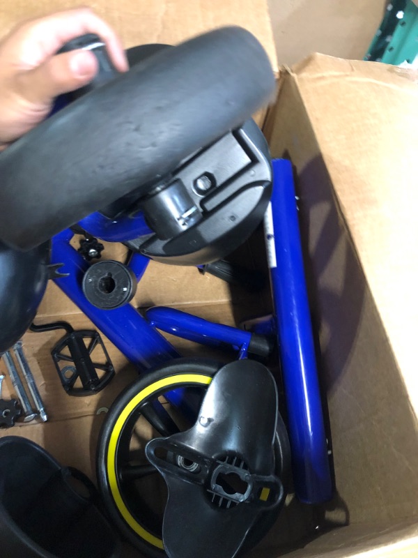 Photo 3 of **MISSING HARDWARE**
KRIDDO Kids Tricycles Age 18 Month to 4 Years, Toddler Kids Trike Blue