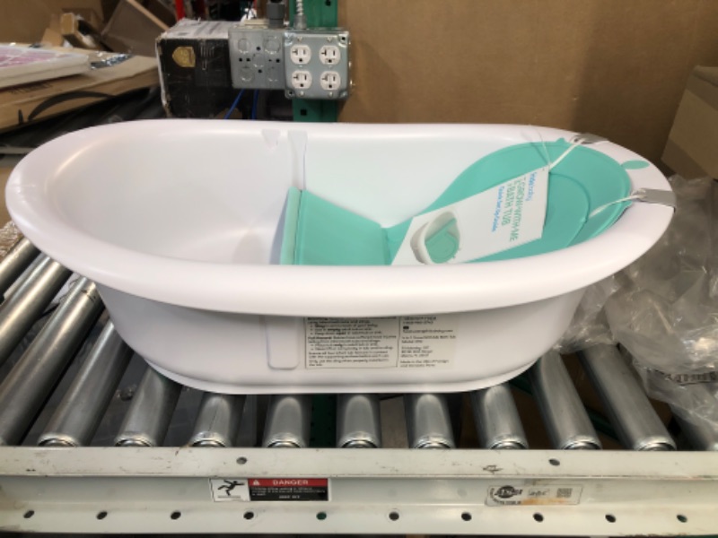 Photo 3 of 4-in-1 Grow-with-Me Bath Tub by Frida Baby Transforms Infant Bathtub to Toddler Bath Seat with Backrest for Assisted Sitting in Tub