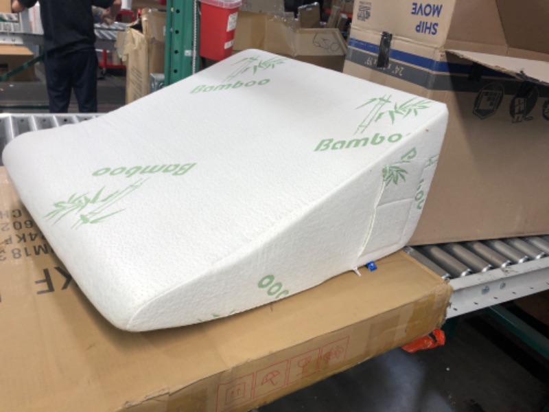 Photo 1 of **USED** InteVision Foam Bed Wedge Pillow (25 x 24 x 12 inches)  2 inches Memory Foam