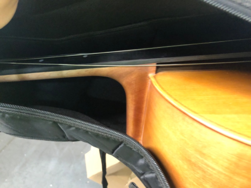 Photo 4 of **USED**/DAMAGED*Eastar Acoustic Cello 4/4 for Beginners Adult, (Full Size,Matt Natural Varnish)