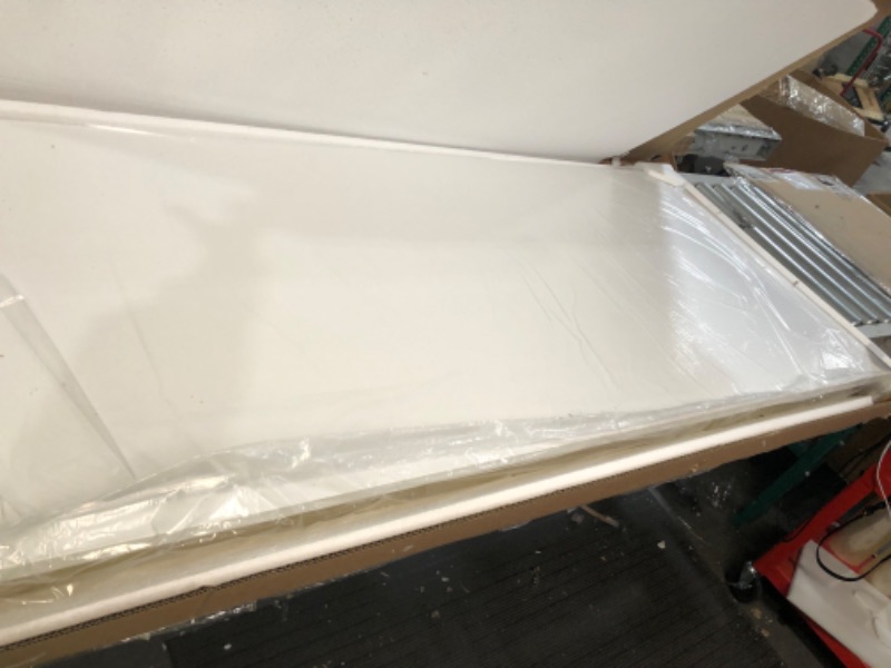 Photo 1 of **USED** Teraves Wooden Table Large White + Gold Frame