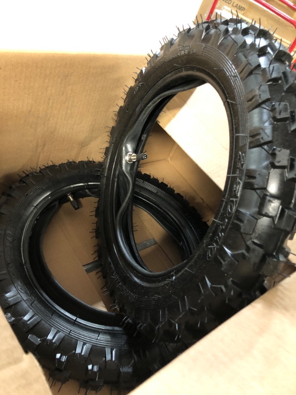 Photo 2 of 2 Set) 2.5-10" Off-Road Tire and Inner Tube Set