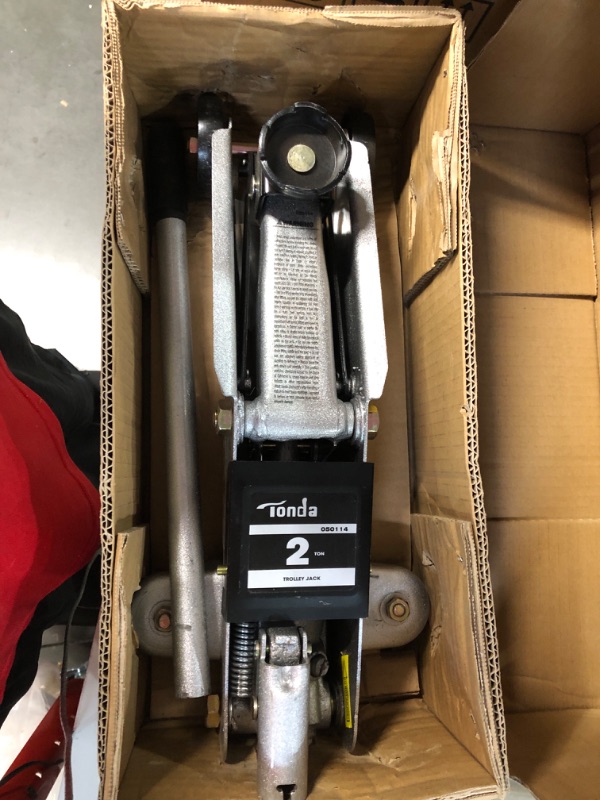 Photo 1 of TONDA Floor Jack, 2 Ton Hydraulic Car Jack, Work for Sedan and Coupe Max Height: 12"