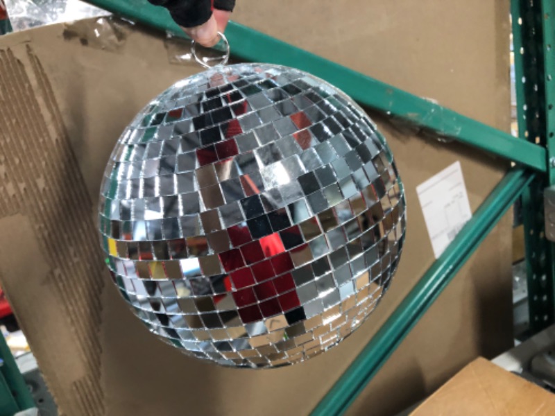 Photo 2 of *SEE NOTES* Mirror Disco Ball - 8-Inch 