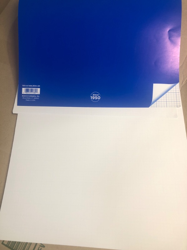 Photo 1 of ALVIN Cross Section Graph Paper Pad 50 Sheets 17" x 22" 