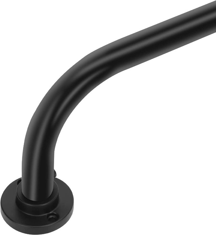 Photo 1 of 28-48 inch  matte Black Curtin Rod  