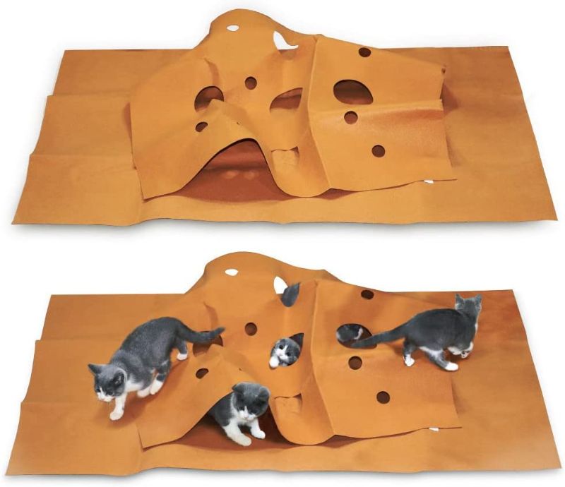 Photo 1 of  Cat Agility Training Mat Cat Activity Mat Machine Cat Biting Mat Fun Play Mat Cat Bed Mat Toy