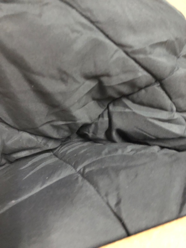 Photo 2 of  Classic All-Season Down Alternative Comforter Twin Black&Grey