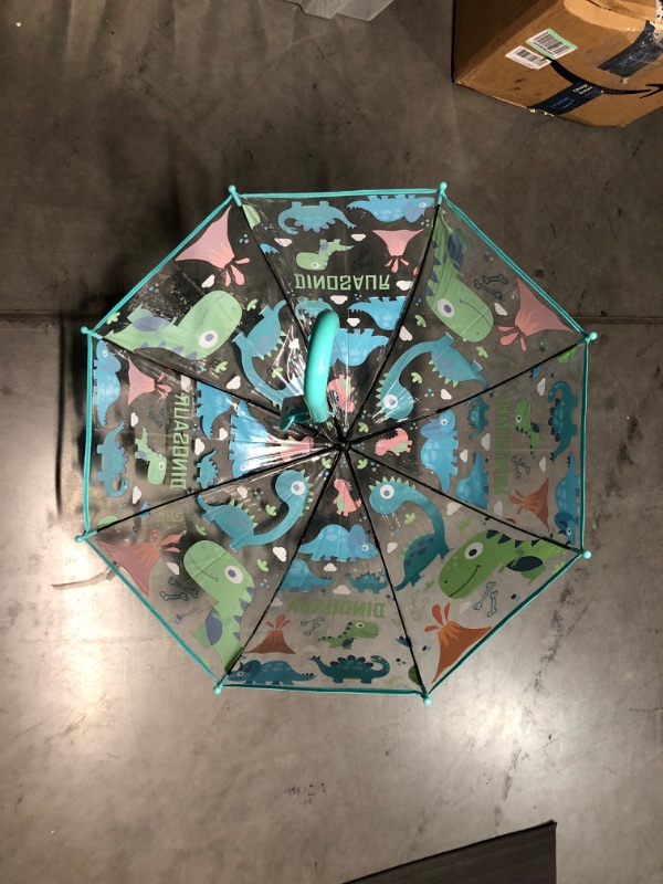 Photo 3 of "Mindset" Umbrella, Clear with Dinosaurs