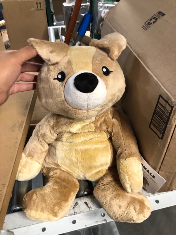 Photo 1 of HUGIMALS Charlie The Puppy 4.5lbs Large Weighted Stuffed Animal Stress Anxiety Relief Plush Adults Kids