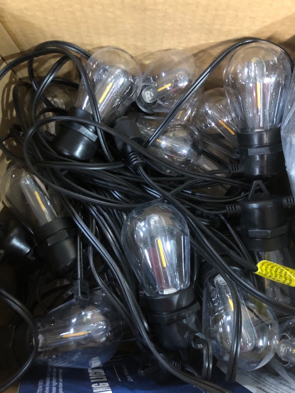 Photo 1 of **USED/SEE NOTES** KYY 54(48+6) FT Solar String Lights (24 Sockets 9.84 x 9.57 x 6.3 inches