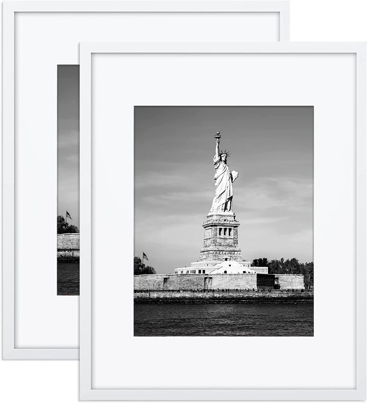 Photo 1 of ***DAMAGED*** 16 x 20" Wall Portrait Frame, White 2 pack