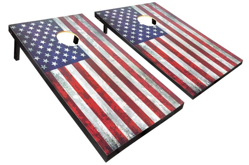 Photo 1 of **SEE NOTES** 2 Regulation Size 4' x 2' or 3'x 2' Wooden Corn Holes Boards