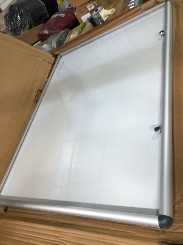 Photo 4 of **SEE NOTES** VIZ-PRO Tamperproof Lockable Magnetic Dry Erase Board 