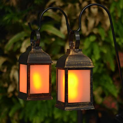 Photo 2 of **UNABLE TO TEST**  11" Vintage Style Decorative Lantern,Flame Effect LED Lantern