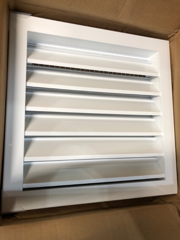 Photo 1 of 14"W X 14"H ALUMINUM OUTDOOR WEATHER PROOF LOUVER