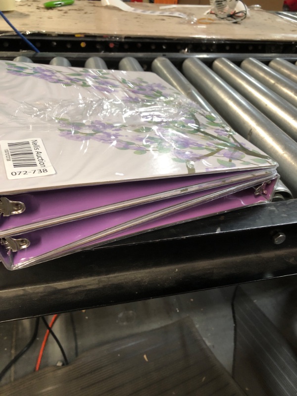 Photo 3 of (SEE NOTES) Steel Mill & Co Cute Decorative Hardcover 3 Ring Binder FLORAL- 3 PACK