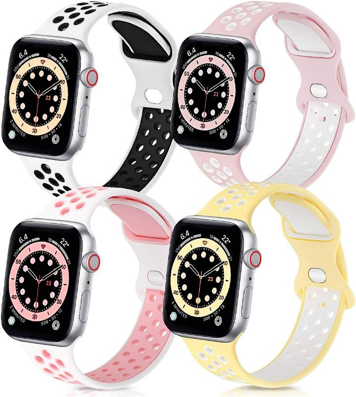 Photo 1 of 
Visit the GROGON Store
GROGON Compatible with Apple Watch Bands 44mm 42mm 45mm 41mm 40mm 38mm 