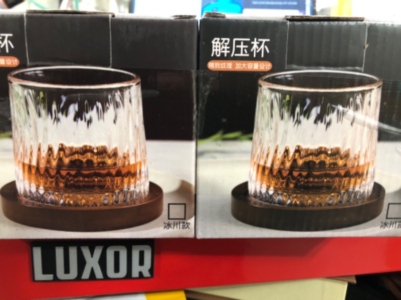 Photo 1 of 2 PCS WHISKEY GLASS 