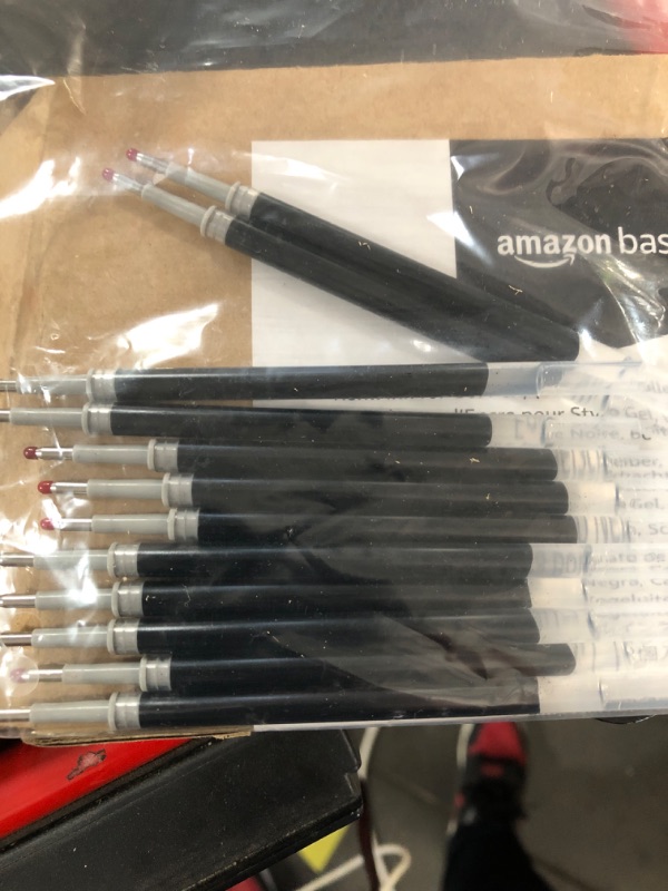 Photo 1 of 0.07 BLACK GEL INK REFILL 12 PK