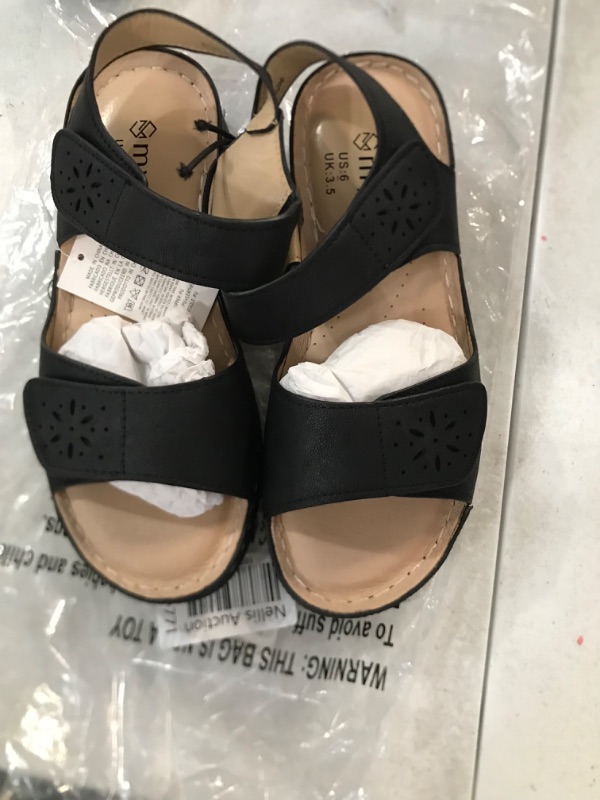 Photo 1 of mysoft Women's Support Sandals Black